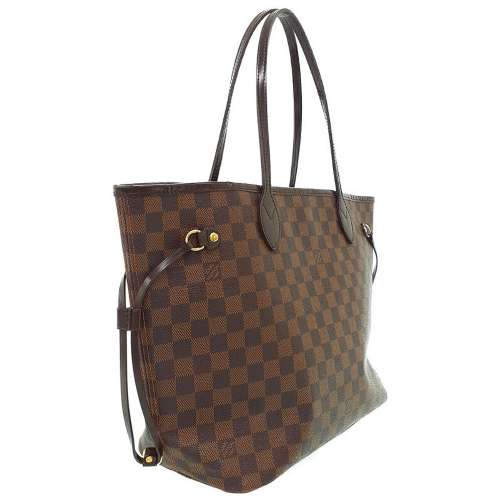 Louis Vuitton Damier Ebene Brown Neverfull Tote Bag - Picture 2 of 8
